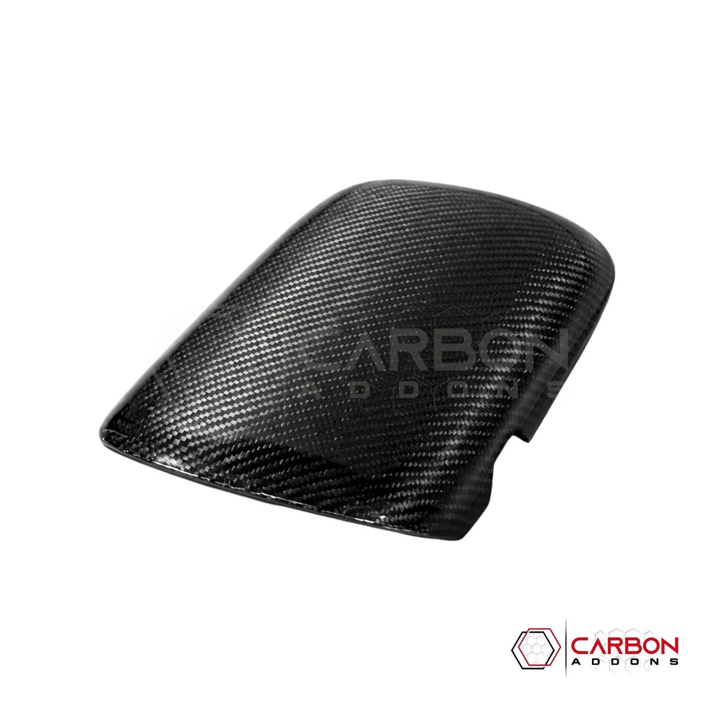 Real Carbon Fiber Center Console Armrest Cover for 2024+ Ford Mustang