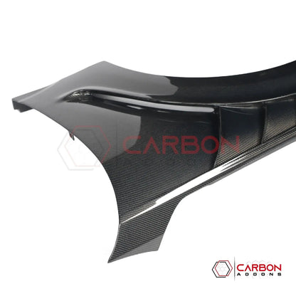 GTD-Style Carbon Fiber Front Fenders for 2024+ Ford Mustang (V2)