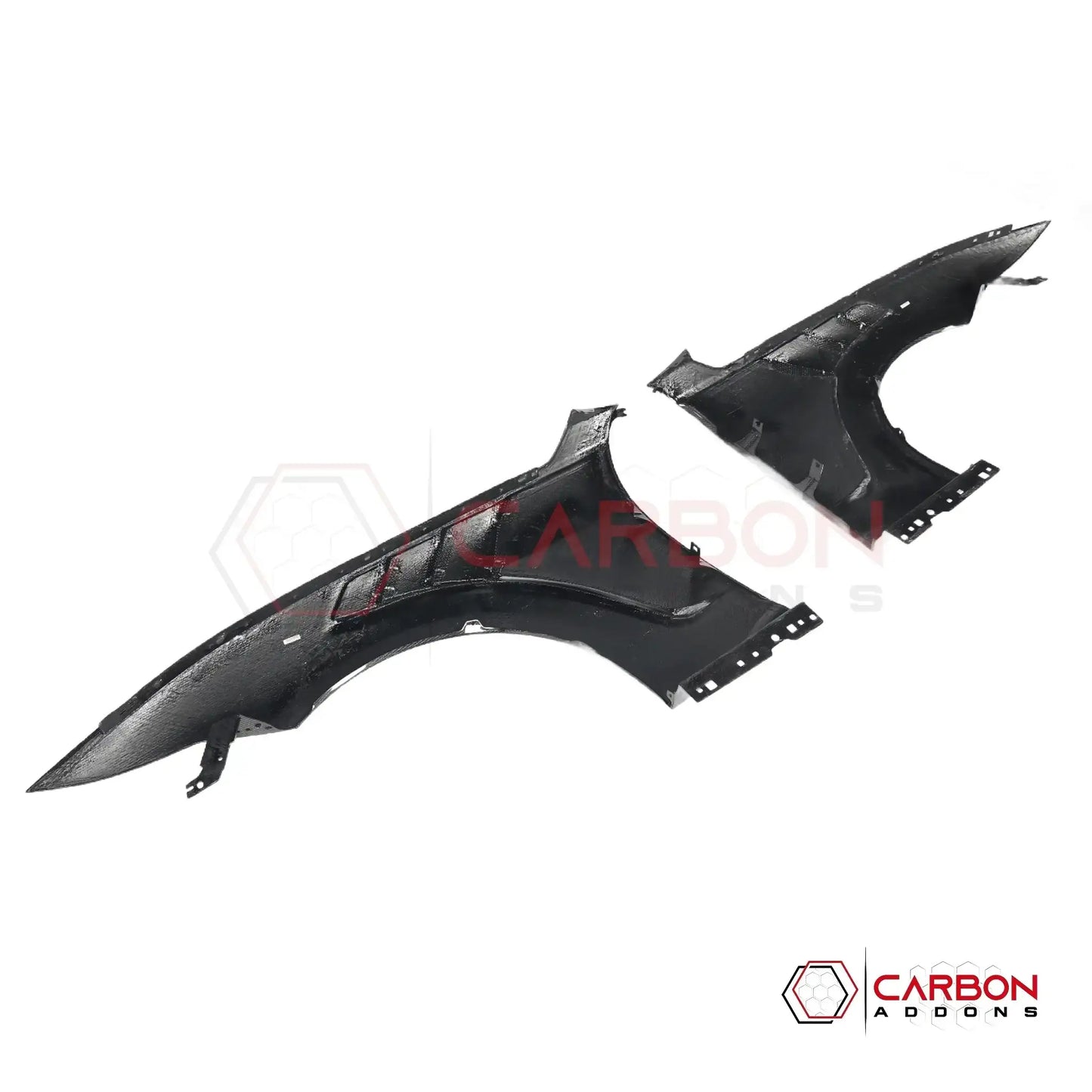 GTD-Style Carbon Fiber Front Fenders for 2024+ Ford Mustang (V2)