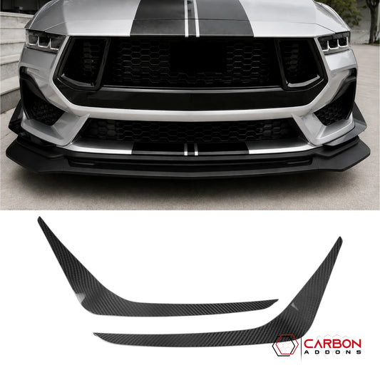 2024+ S650 Mustang GT Canards | Carbon Fiber or ABS