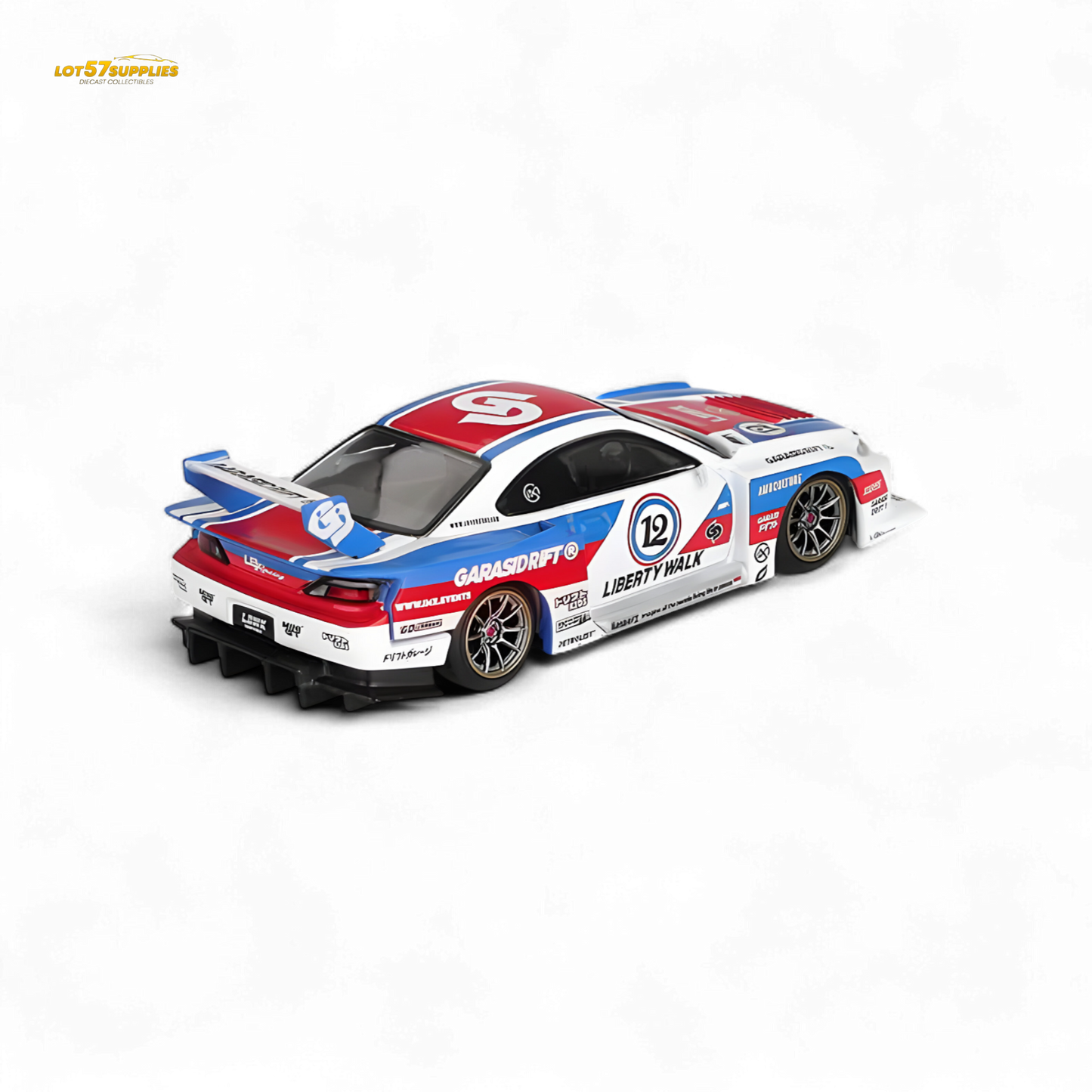 (Pre-Order) Mini-GT Nissan S15 Silvia LBWK 1:64