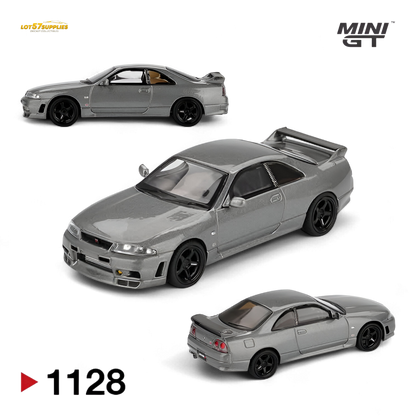 (Pre-Order) Mini-GT Nissan Skyline GT-R NISMO BCNR33 CRS Version Dark Metal Gray 1:64
