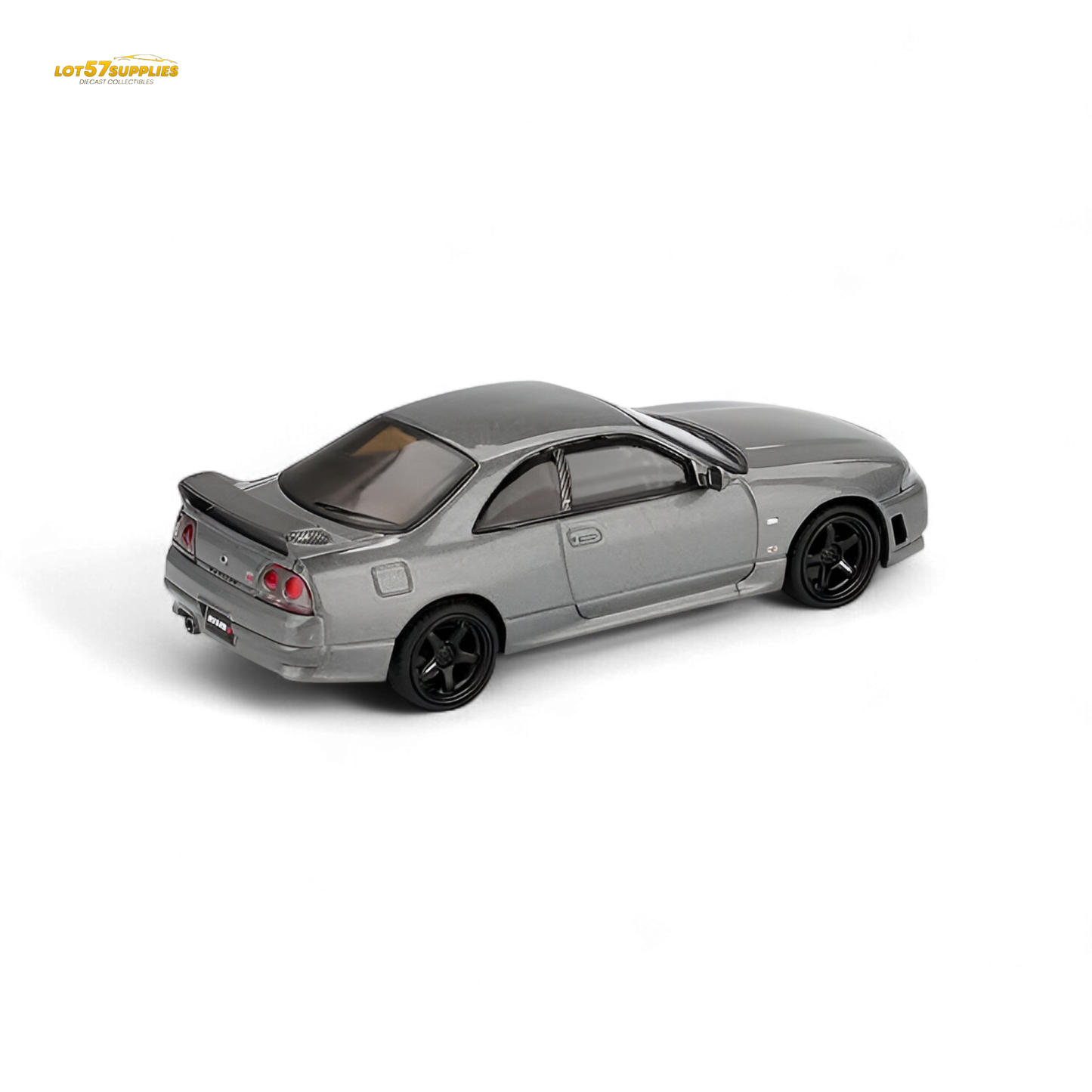 (Pre-Order) Mini-GT Nissan Skyline GT-R NISMO BCNR33 CRS Version Dark Metal Gray 1:64