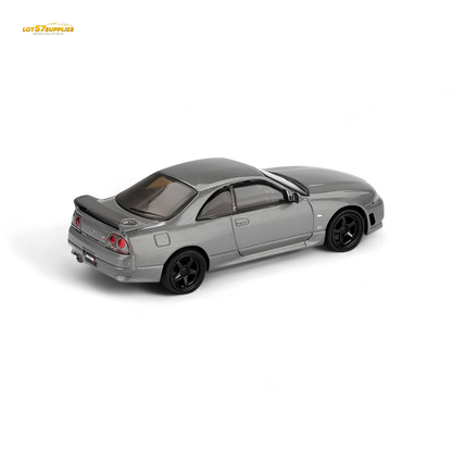 (Pre-Order) Mini-GT Nissan Skyline GT-R NISMO BCNR33 CRS Version Dark Metal Gray 1:64