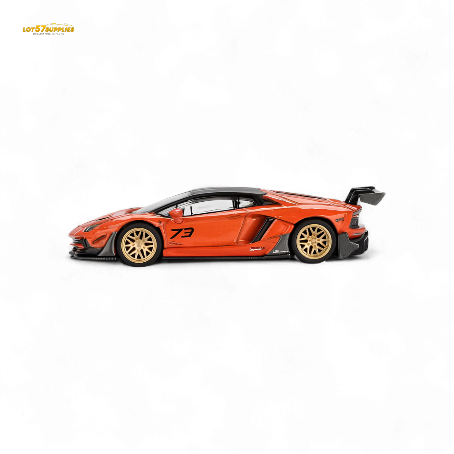 (Pre-Order) Mini GT Lamborghini Aventador Orange 1:64