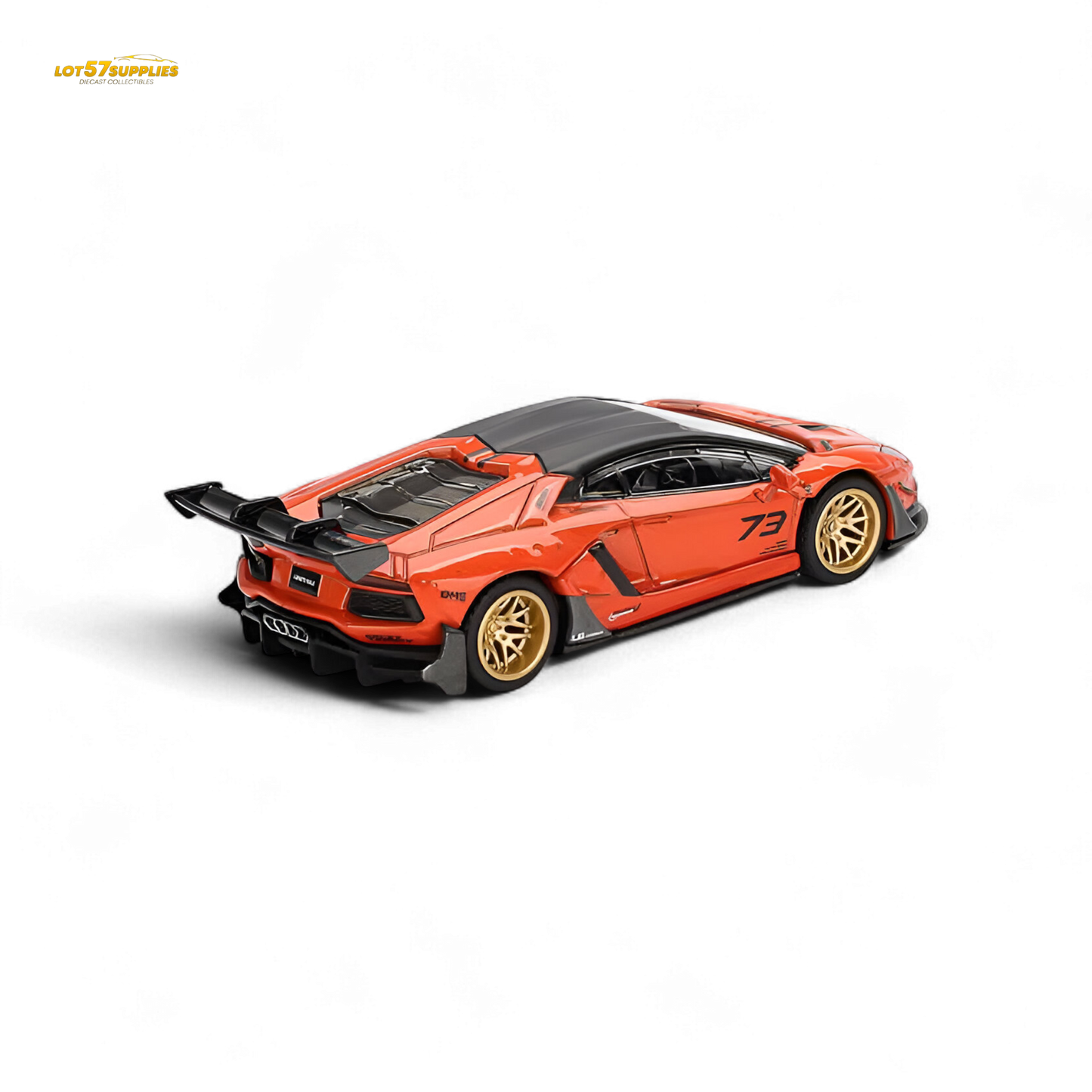(Pre-Order) Mini GT Lamborghini Aventador Orange 1:64