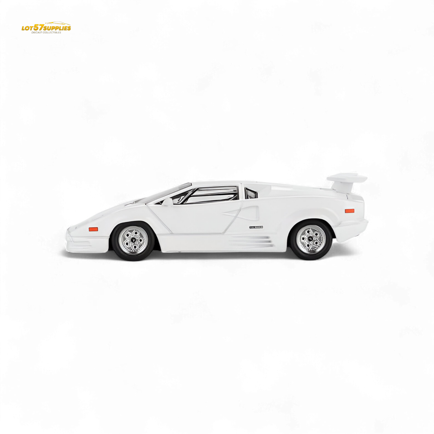 (Pre-Order) Mini-GT Lamborghini Countach 25th Anniversary White 1:64