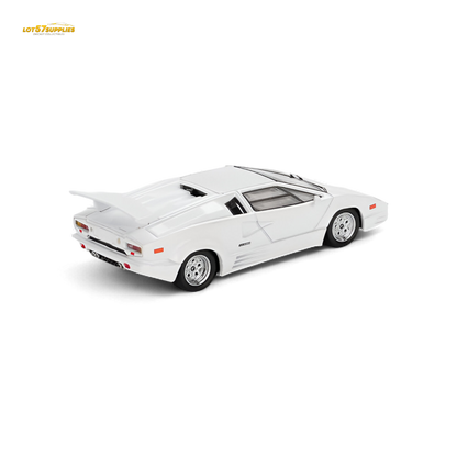 (Pre-Order) Mini-GT Lamborghini Countach 25th Anniversary White 1:64