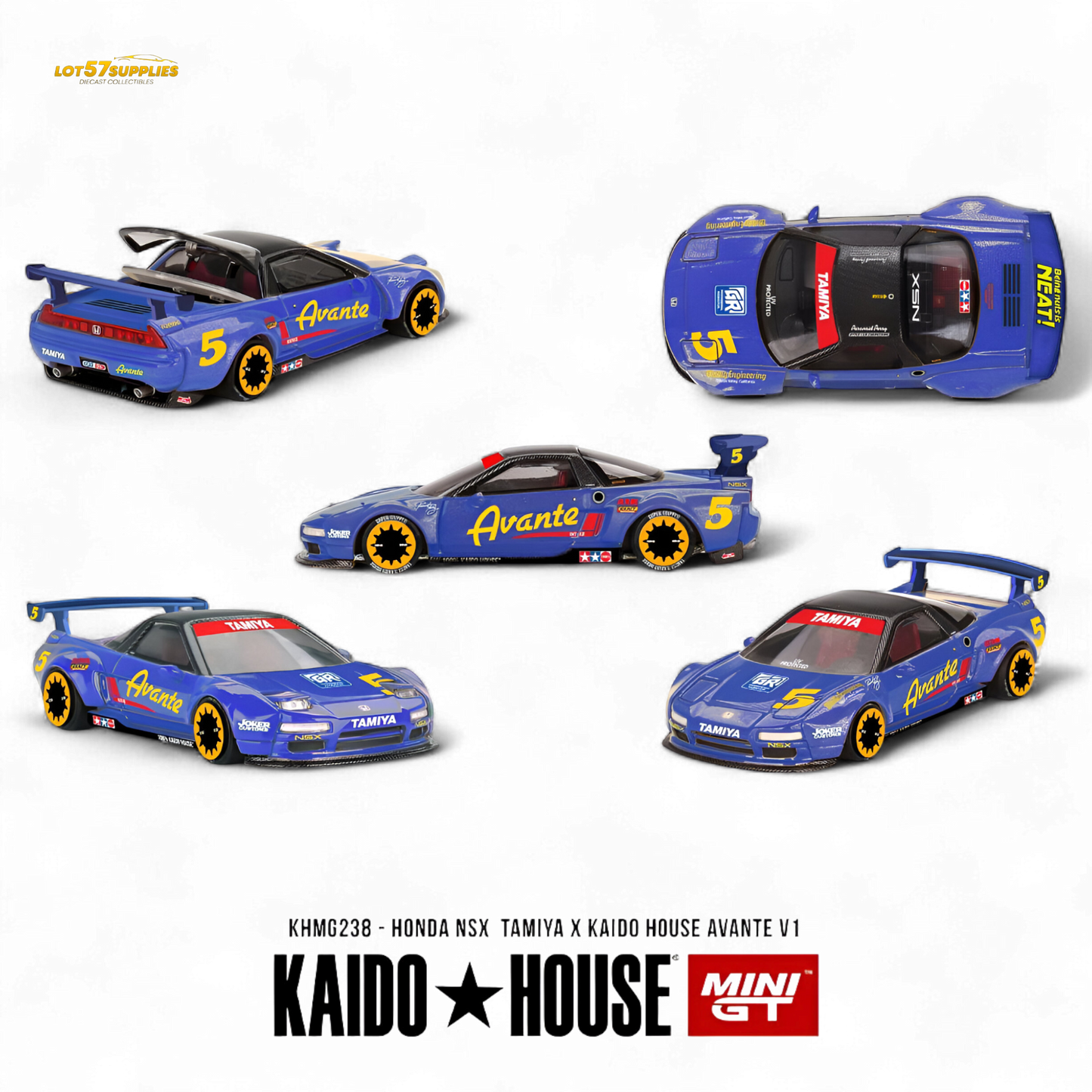 (Pre-Order) KAIDO Honda NSX TAMIYA x KAIDO HOUSE AVANTE V1 1:64