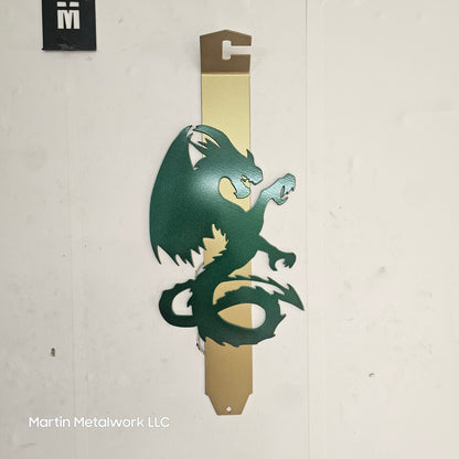 Custom Dragon Hood Prop – Steel Car Show Engine Bay Display Stand – 24" or 30" Handmade, Powder Coated