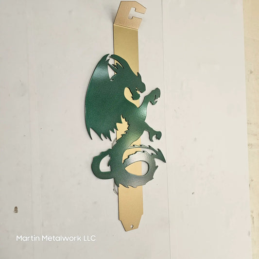 Custom Dragon Hood Prop – Steel Car Show Engine Bay Display Stand – 24" or 30" Handmade, Powder Coated