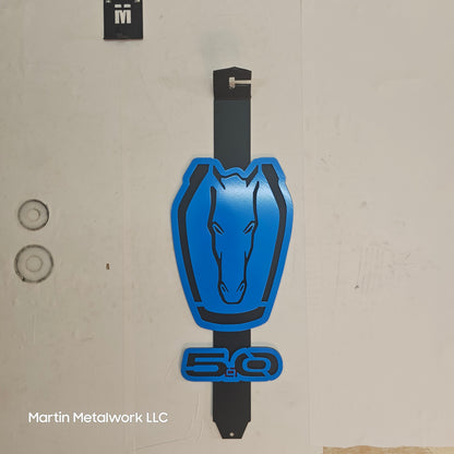 Darkhorse mustang 5.0 Custom hood prop