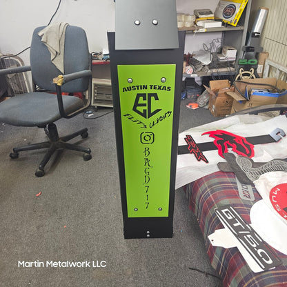 Custom Car Show board display stand
