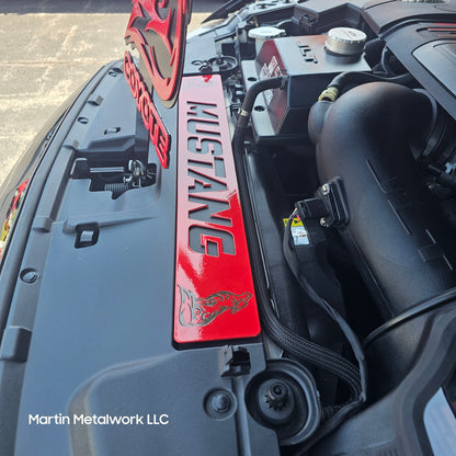 Custom Radiator Shroud Insets for 2015–2023 Ford Mustang | Powder Coated & Removable