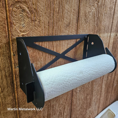Wall Mounted Metal Paper Towel Holder – Heavy Duty Steel