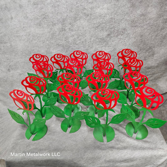 Metal Rose - Handmade Steel Flower | Valentine's Day Gift | Forever Rose