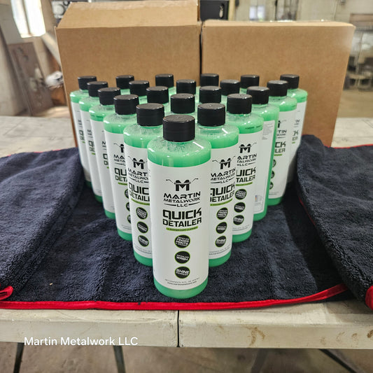 Waterless Quick detailer and powder coat cleaner