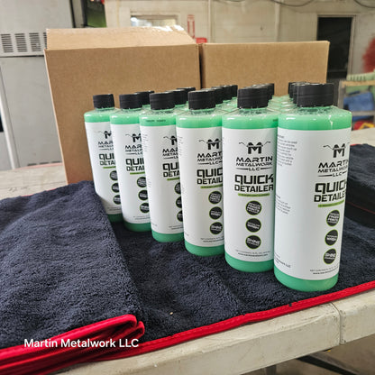 Waterless Quick detailer and powder coat cleaner