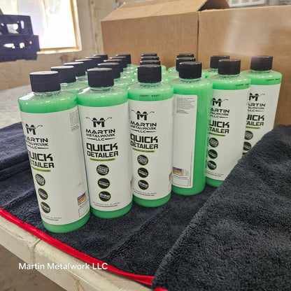 Waterless Quick detailer and powder coat cleaner