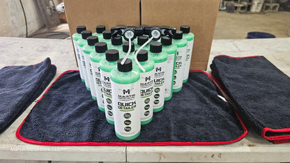 Waterless Quick detailer and powder coat cleaner