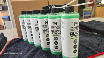 Waterless Quick detailer and powder coat cleaner