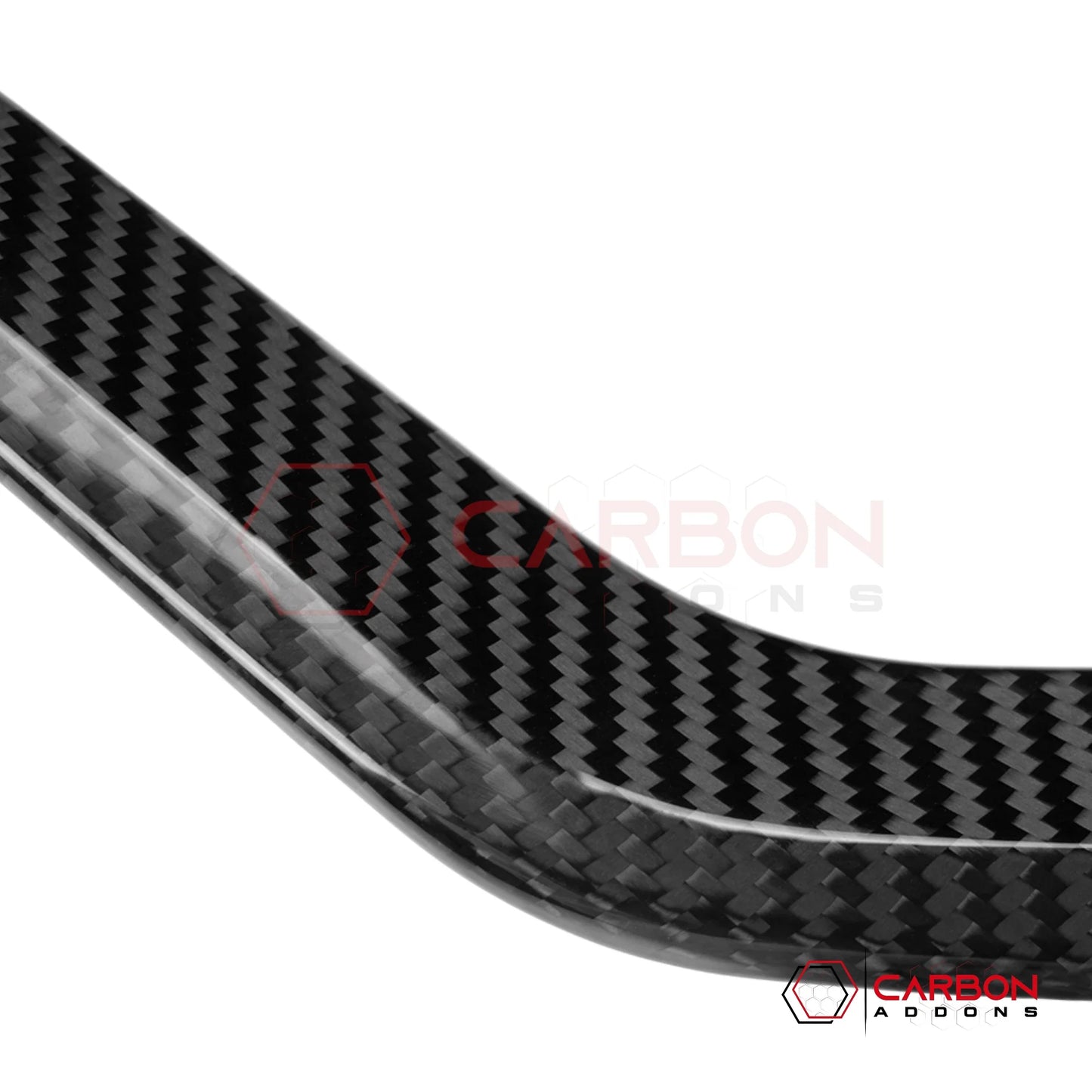2026+ Corvette C8 Dashboard Outer Display Side Stripes Real Carbon Fiber Cover