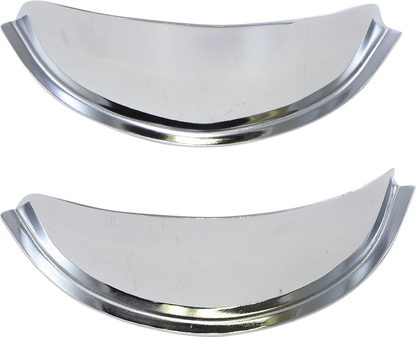 SHOW CHROME Spotlight Visors - Chrome 1-229