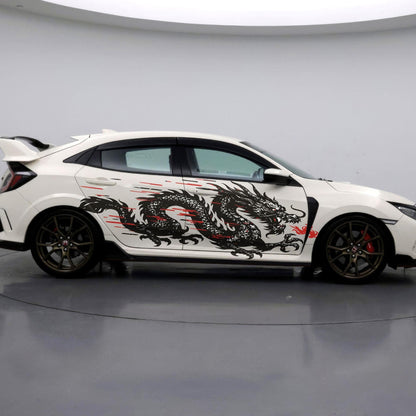 Dragon Graphic Decal Sticker for Car / Truck. Universal Fit. #6997