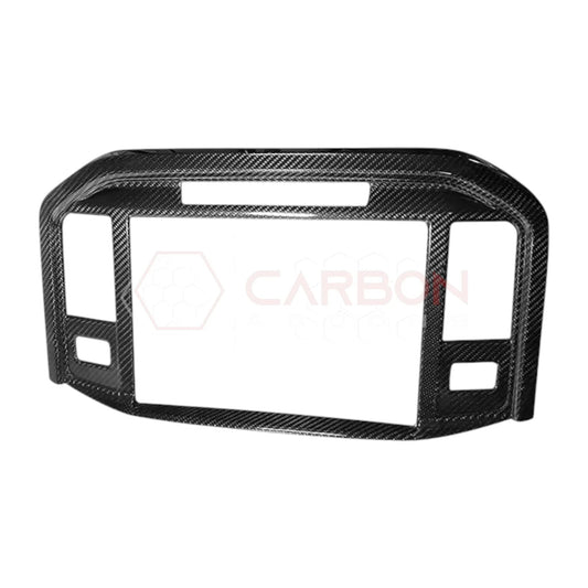 F150 2021-Up Radio Infotainment Screen Trim Carbon Fiber Cover