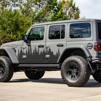 Forest Overland Sticker. Adventure Off Road Decal Sticker for Trucks. #6959