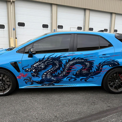 Dragon Graphic Decal Sticker for Car / Truck. Universal Fit. #6997