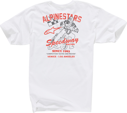 ALPINESTARS Speedway T-Shirt - White - XL 12137260020XL