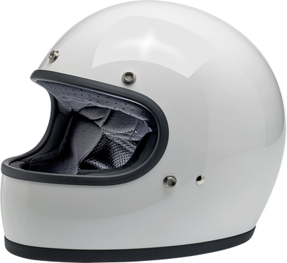 BILTWELL Gringo Helmet - Gloss White - Large 1002-517-104