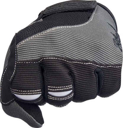 BILTWELL Moto Gloves - Gray/Black - Small 1501-1101-002