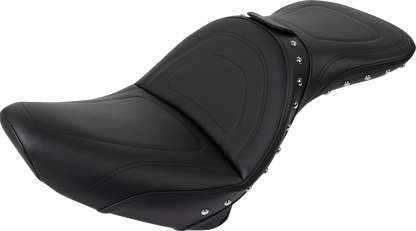SADDLEMEN Explorer Special Studded Seat - Backrest - Softail 8802J