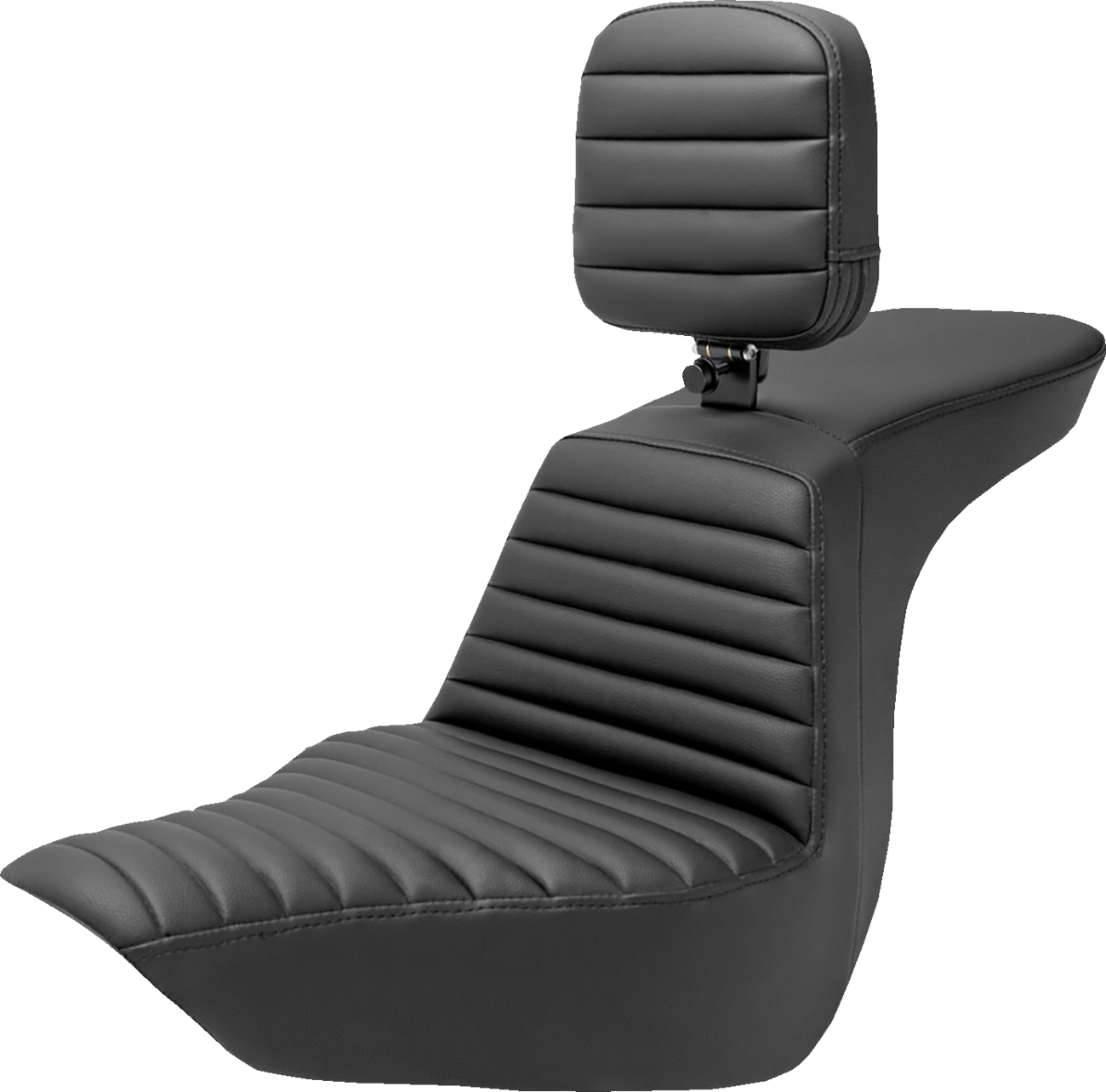 SADDLEMEN Tour Step-Up Seat - Rider Backrest - Tuck-n-Roll - FLSB/FXLR '18-'23  818-29-191BR