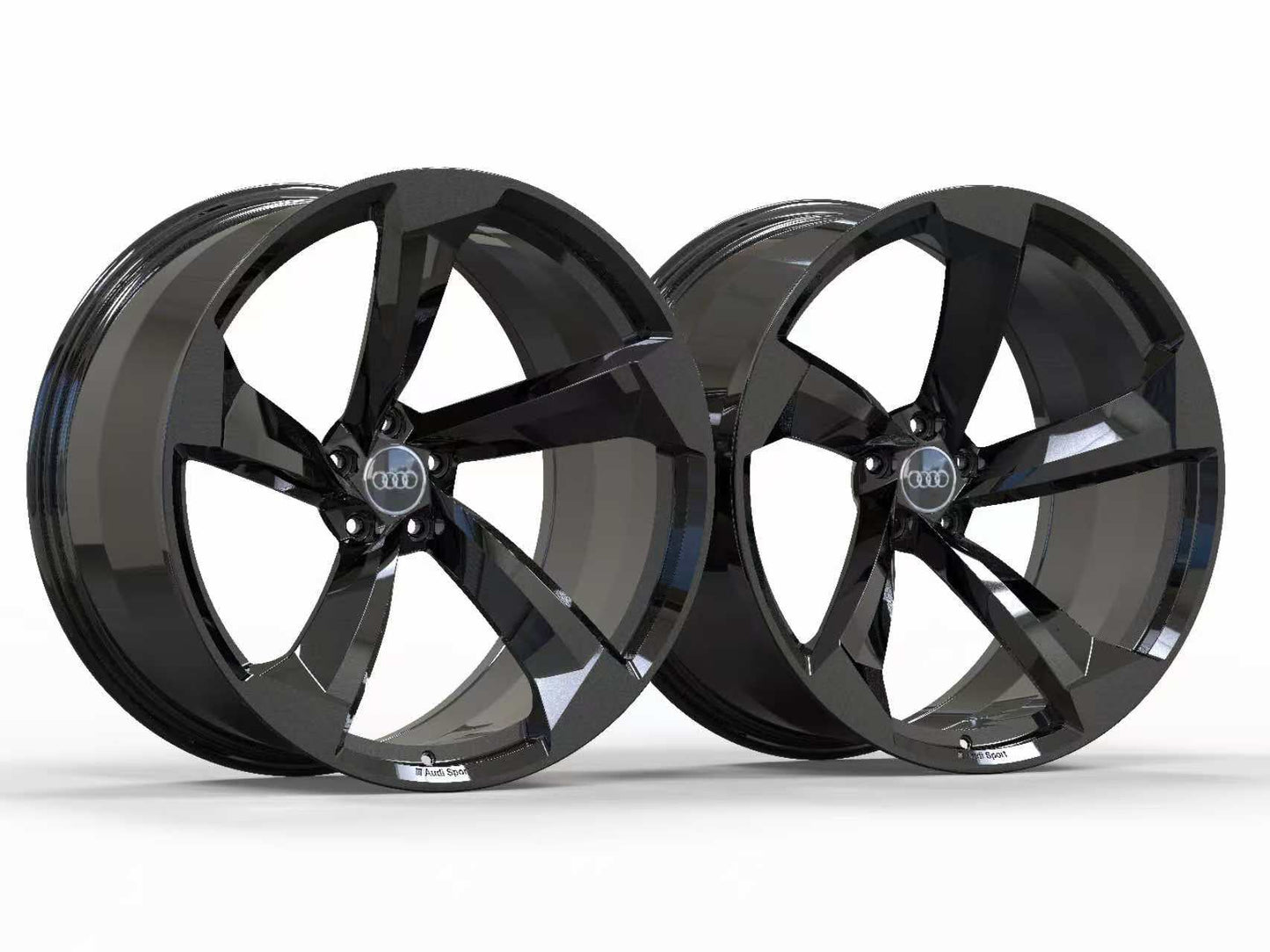 Forged Audi "Q8 E-Tron" Rotor Style Wheels