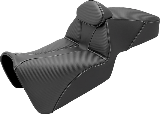 SADDLEMEN Adventure Tour Seat - w/ Backrest - Black - Pan Am '21-'22 821-34-200BR