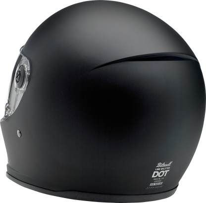 BILTWELL Lane Splitter Helmet - Flat Black - XL 1004-201-105