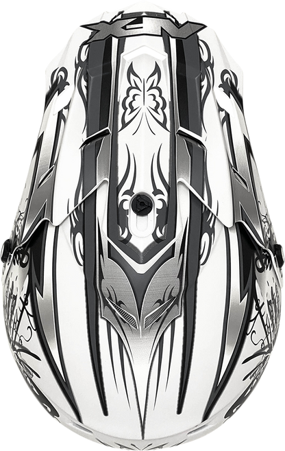 AFX FX-17Y Helmet - Butterfly - Matte White - Small 0111-1390