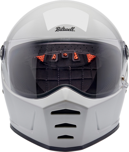 BILTWELL Lane Splitter Helmet - Gloss White - 2XL 1004-104-506