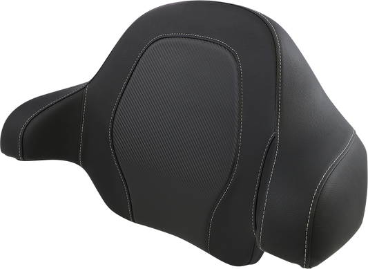SADDLEMEN Tour-Pak Backrest Pad - RoadSofa - Black - Carbon Fiber - FL '14-'23 814-07-TPACK-CF