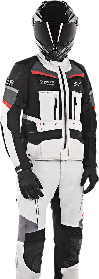 ALPINESTARS Andes Pro Drystar® Jacket - Gray/Black/Red - Small 3207119-9113-S