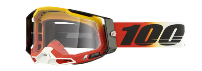 100% Racecraft 2 Goggles - Ogusto - Clear 50009-00024