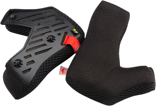 100% Aircraft 2 Cheek Pads - 28 mm 89014-00003