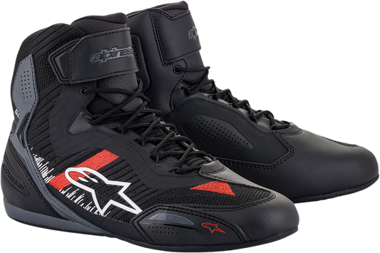 ALPINESTARS Faster-3 Rideknit® Shoes - Black/Gray/Red - US 10.5 25103191165105