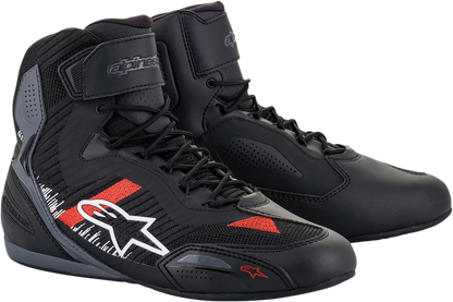 ALPINESTARS Faster-3 Rideknit® Shoes - Black/Gray/Red - US 10 2510319116510