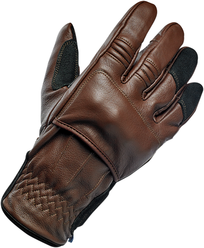 BILTWELL Belden Gloves - Chocolate/Black - Medium 1505-0201-303