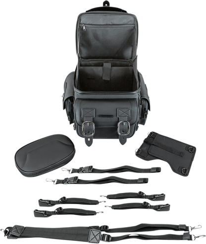 SADDLEMEN BR1800D Sissy Bar Bag - Black EX000971