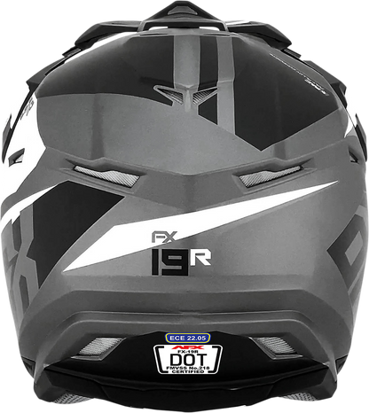 AFX FX-19R Helmet - Racing - Frost Gray - Small 0110-7073